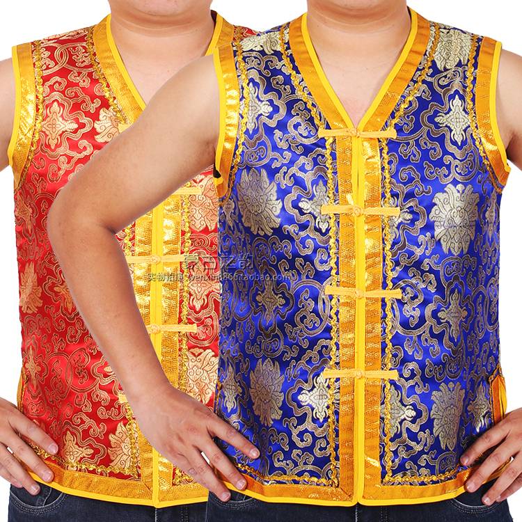 Mongol Makakan male adult minority working clothes and dance performance