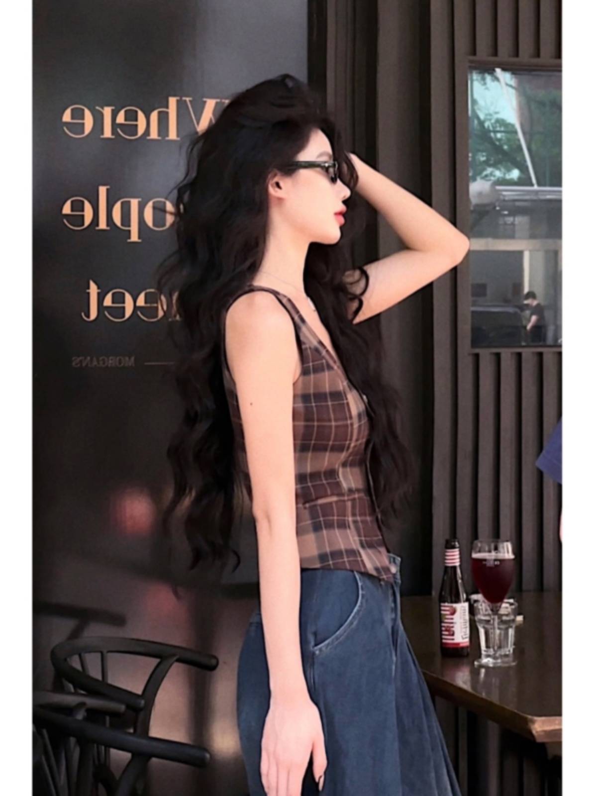Xiaoxiangfeng suit vest vest women's summer external wearing thin high -end high -end foreign style small horses clip sleeveless tops