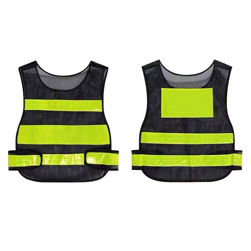 Reflective vest safety vest summer breathable transportation gourd property security patrol custom print logo working jacket