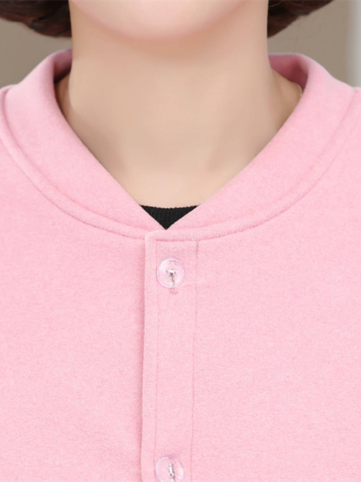 German velvet shoulder -keeping heating warm underwear female autumn and winter plus velvet vest mothers cervical spine anti -cold lamb velvete back