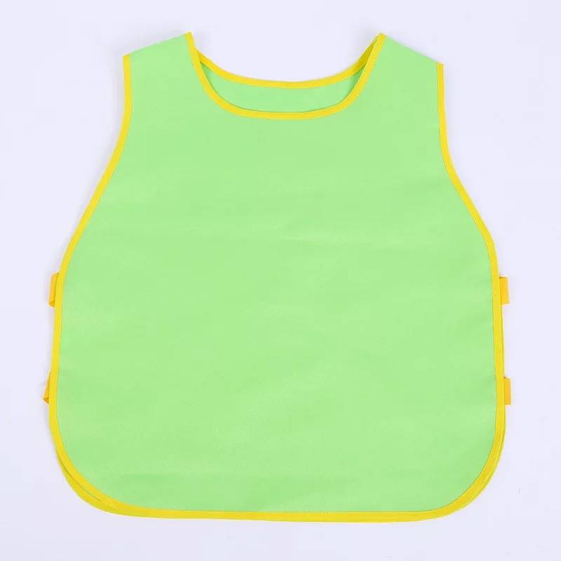 Kindergarten waterproof hood, sleeveless vest, children's meal apron, wearing clothes, painting, bibra, custom logo