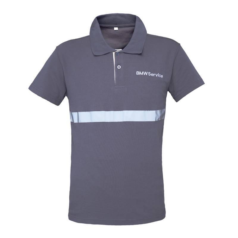 Summer BMW work clothes short -sleeved T -shirt POLO shirt 4S shop workpiece pretend to repair after -sale workshop custom workshop