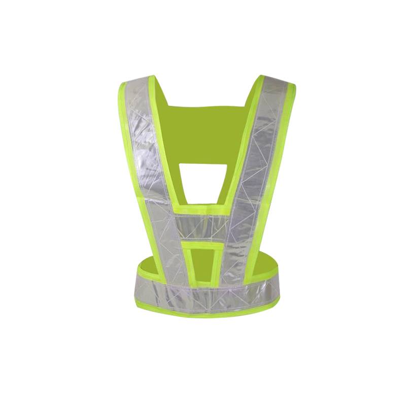 Qin core V -shaped reflective vest vest Lightweight road traffic construction fluorescent clothes riding safety service customization