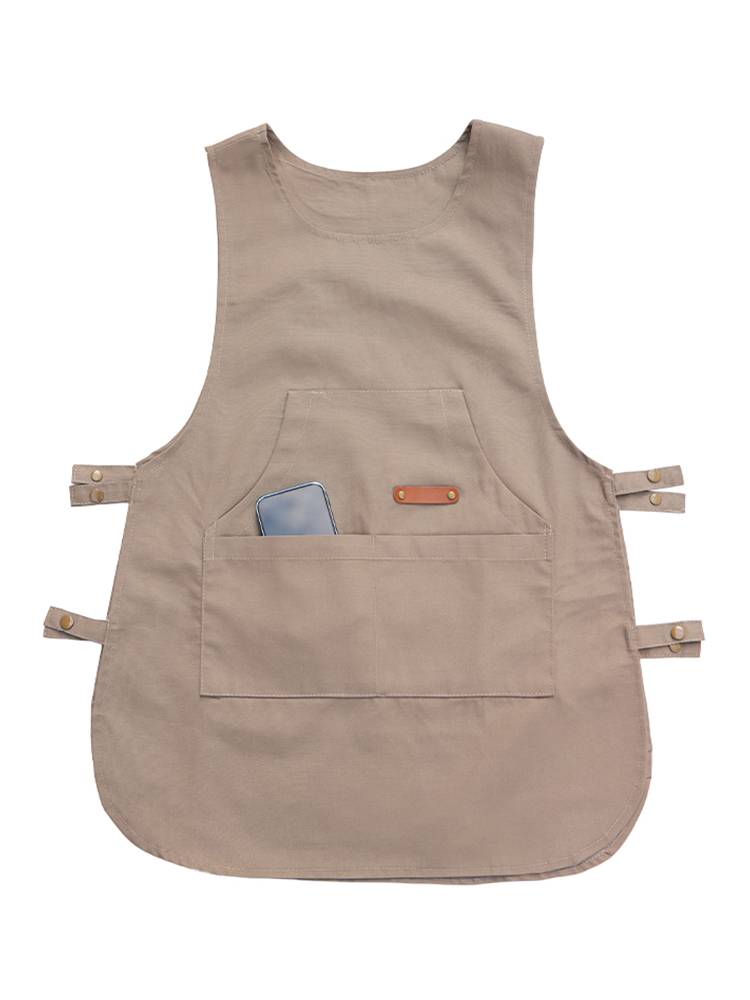 Kitchen Catering Special Sleeveless Cover Men's Coffee Milk Tea Dessert Shop Tea Room Vest Work Service Female Custom LOGO
