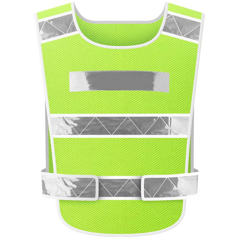 Construction of fluorescent vests for transport reflector security vests for drivers of school escort cars