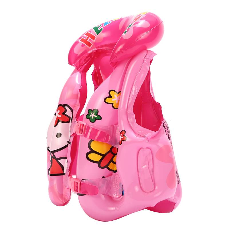 Children's inflatable swimsuit vest, life jacket, swimming ring thickened baby, child swimming auxiliary buoyancy vest equipment