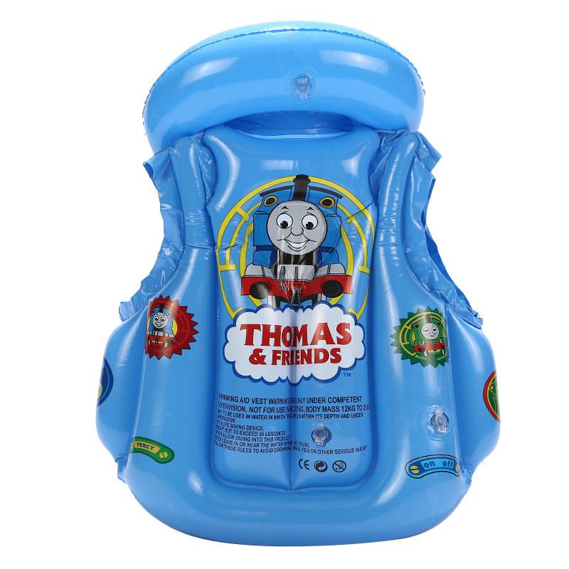 Children's inflatable swimsuit vest, life jacket, swimming ring thickened baby, child swimming auxiliary buoyancy vest equipment
