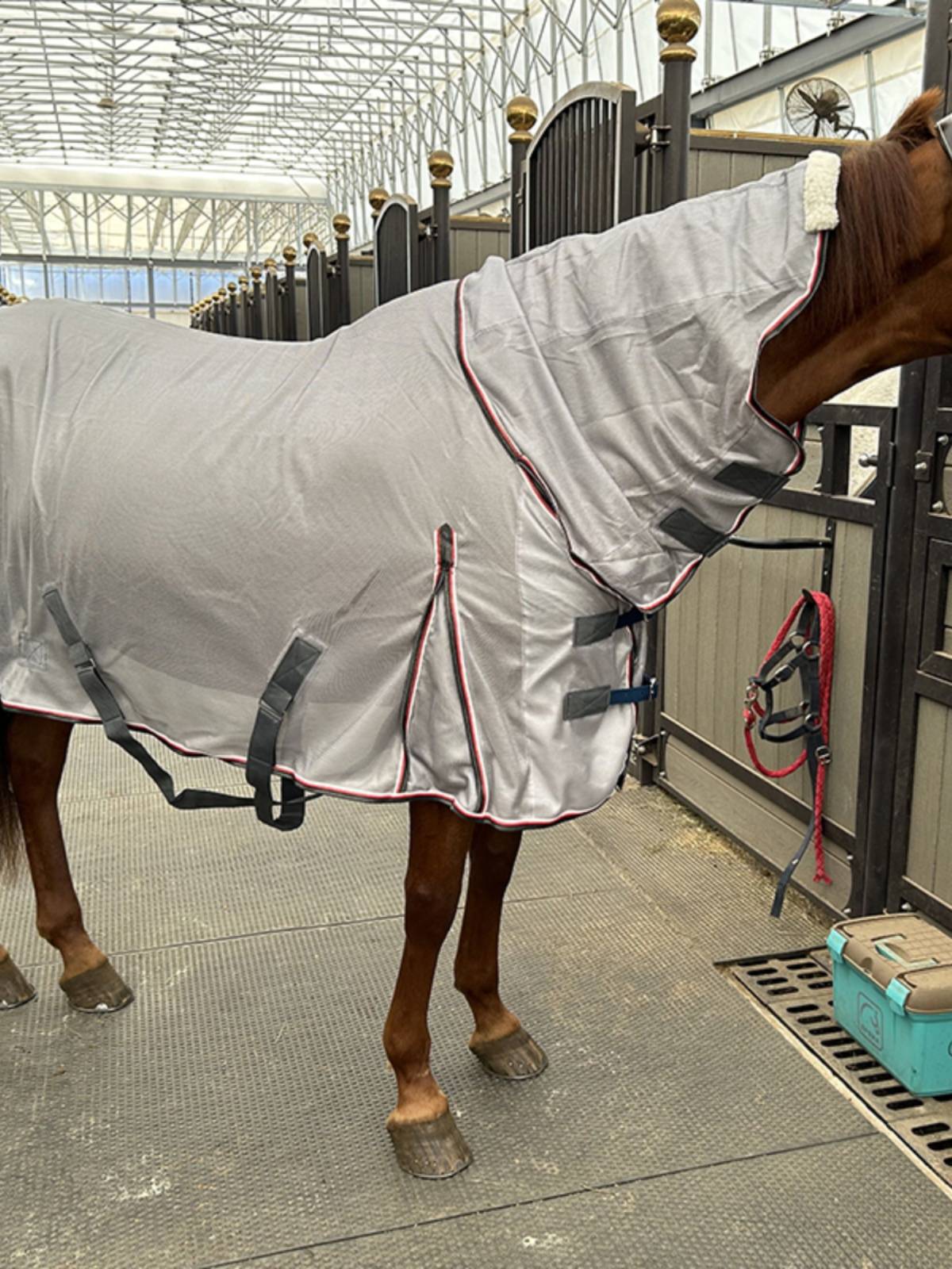 EPONA net cloth horse clothes with a fence in summer, mosquito anti -breathable, comfortable horses, equestrian sports horse products