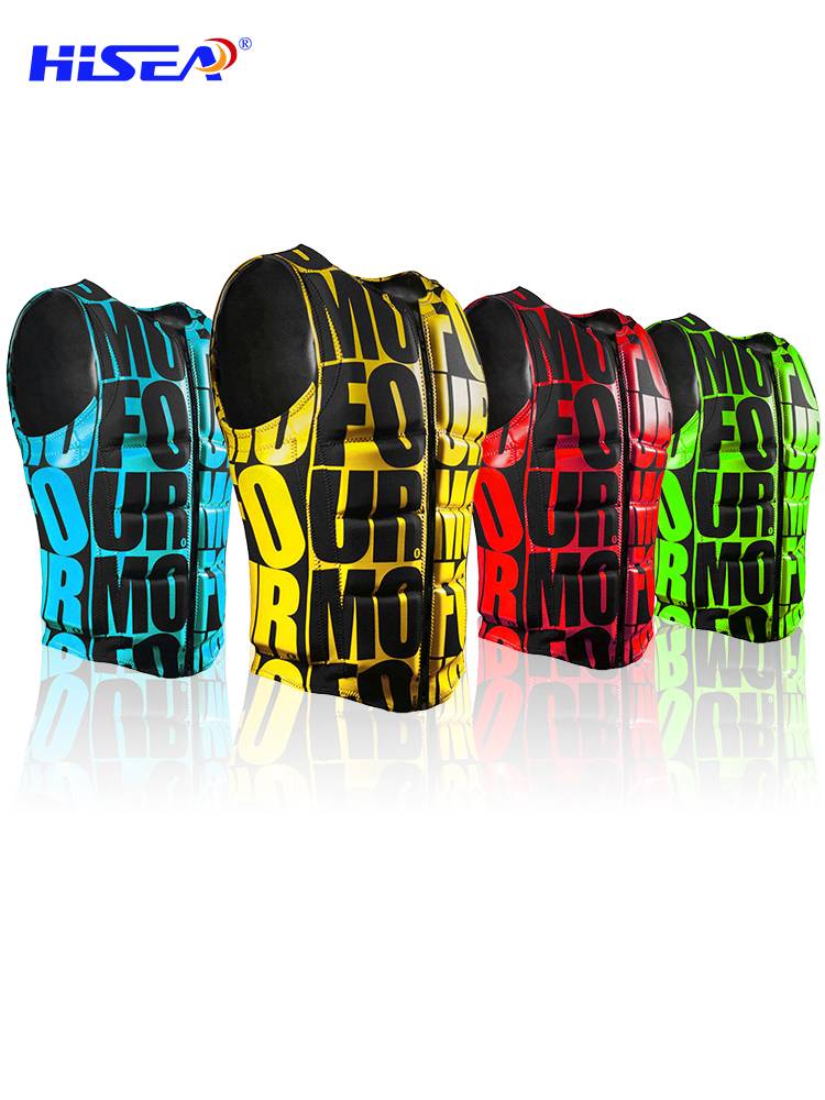 Hisea Portable Sea Fishing Floating Floating Cloth Surf was non -professional life jacket adult swimming motorboat vest