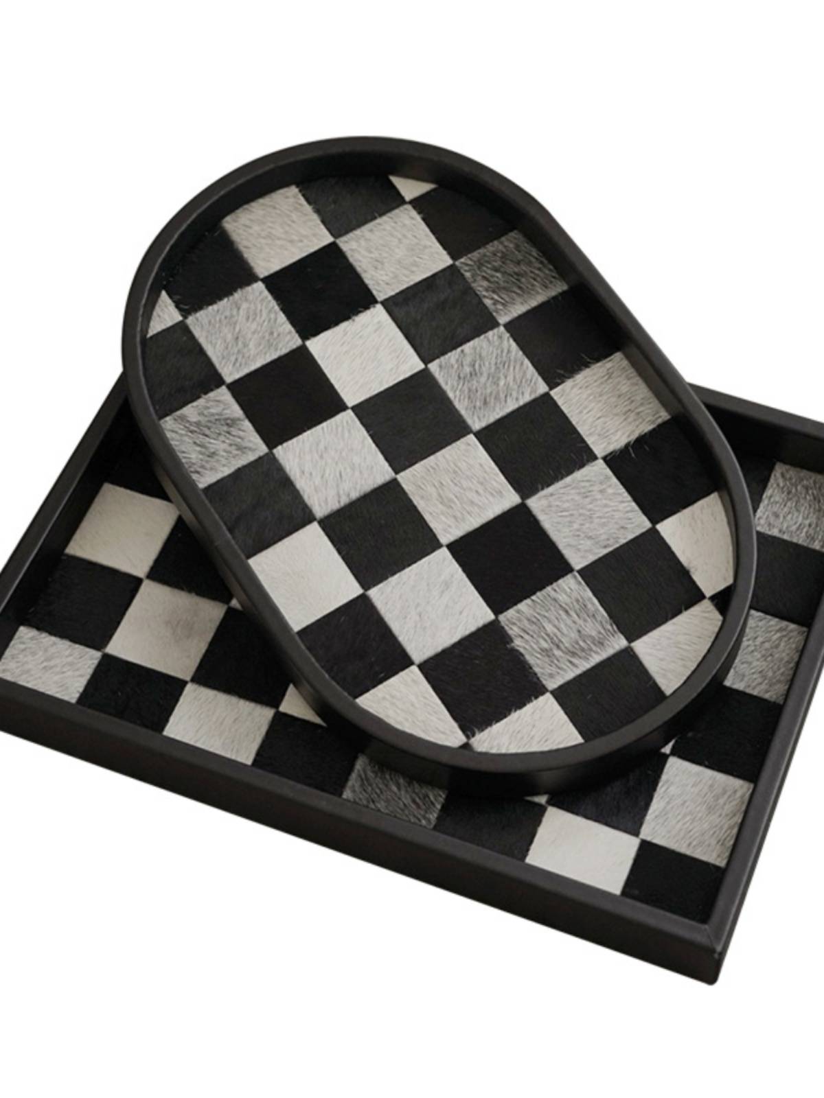 Silent and luxious hors-haired geometry checkered model house because betroom beloakroom bedside capable stage ornamentes