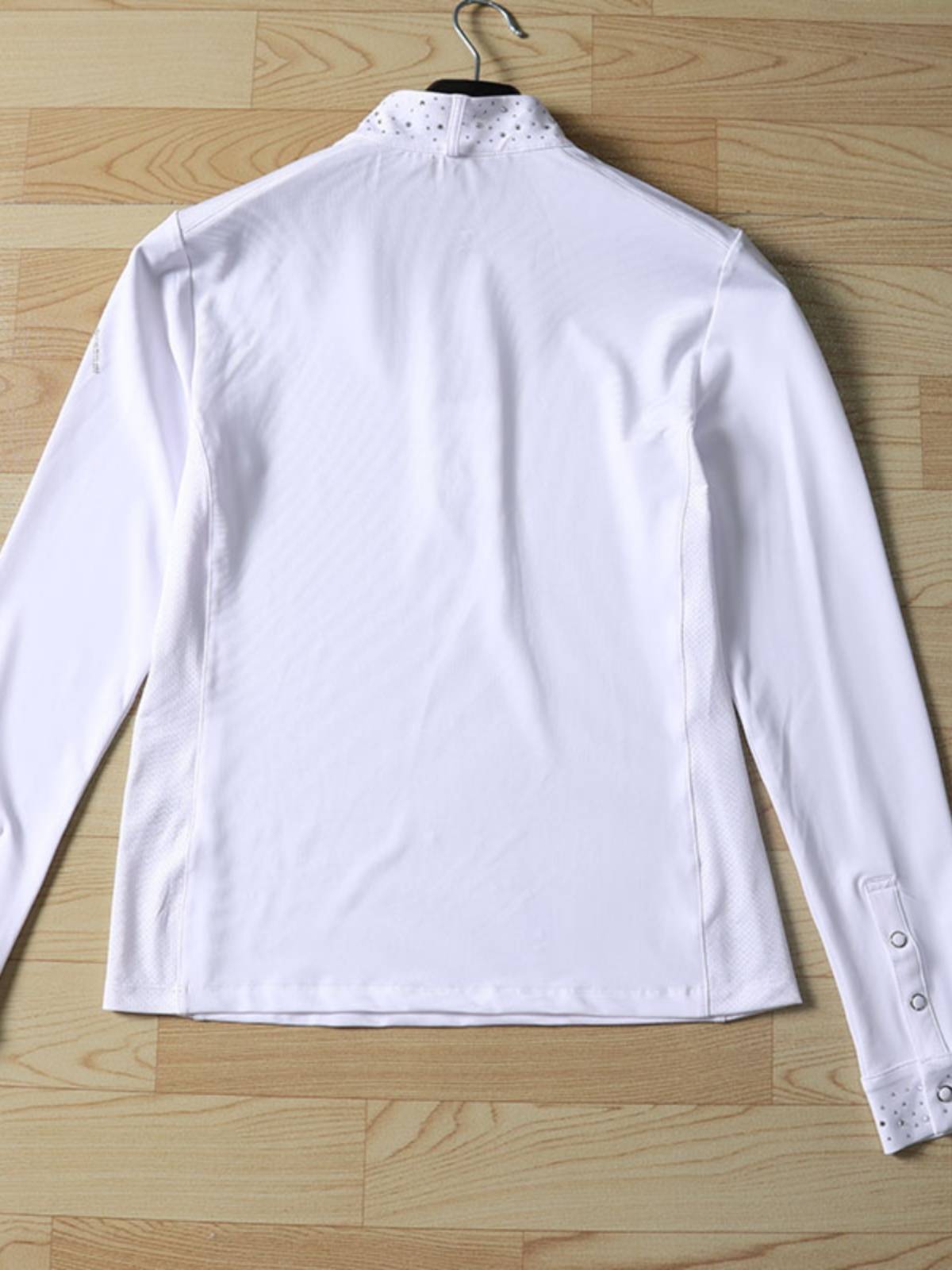 Outdoor Equestrian Equipment Elastic Speed Dry Tighter Person Long -sleeved Waist Semi -Zipy's Ladder Link Link Black B62