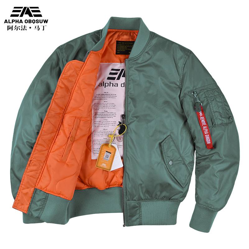 ALPHA MARTIN-TIDE PILOT'S JACKET, A MAN'S JACKET FOR THE AUTUMN AND WINTER COTTON COAT
