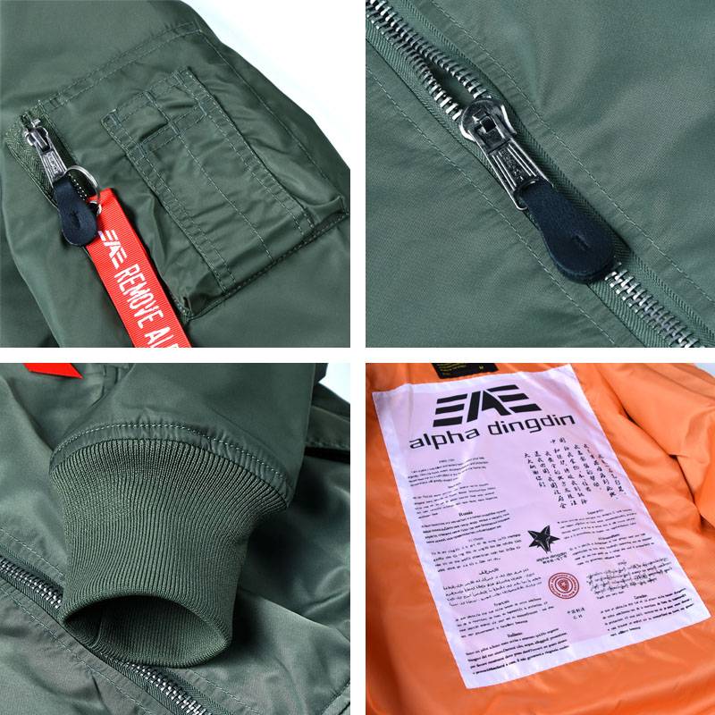 ALPHA MARTIN-TIDE PILOT'S JACKET, A MAN'S JACKET FOR THE AUTUMN AND WINTER COTTON COAT