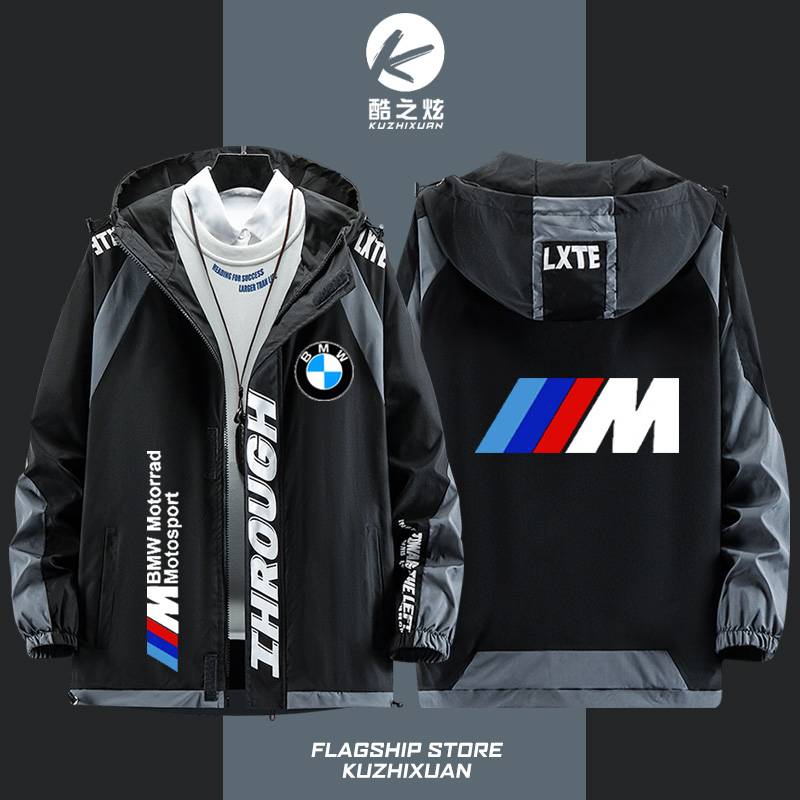 BMW BMW MPOWER department performance car men and women can customize jackets, clothes with hat, charge men and women