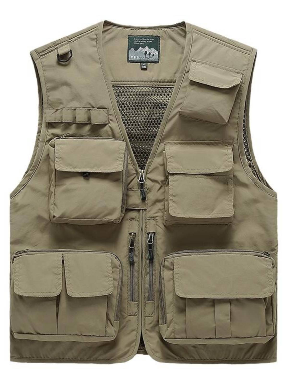 Bull goods!Europe and the United States have large size!Tail Men's Outdoor Mountaineering Fishing Vests Multi -Pocket Vest