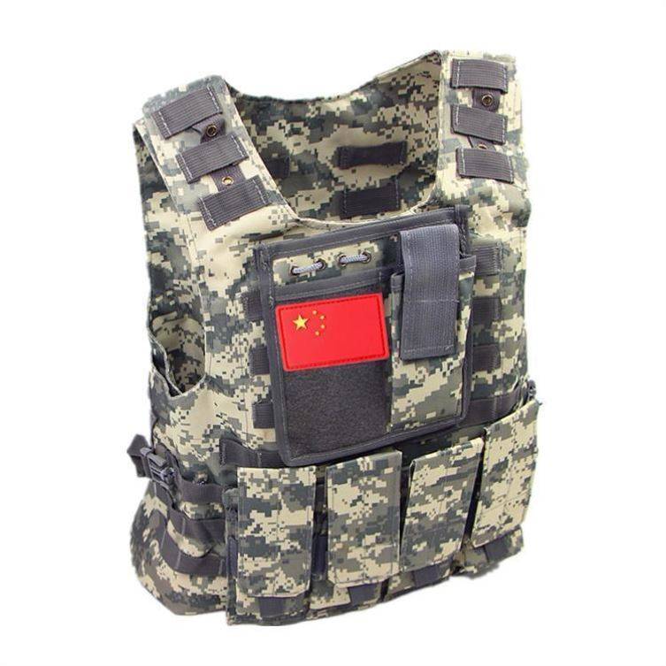 Three -level children's tactical vest CS eat chicken vest special troops bulletproof back clothes 6 battle set clothes
