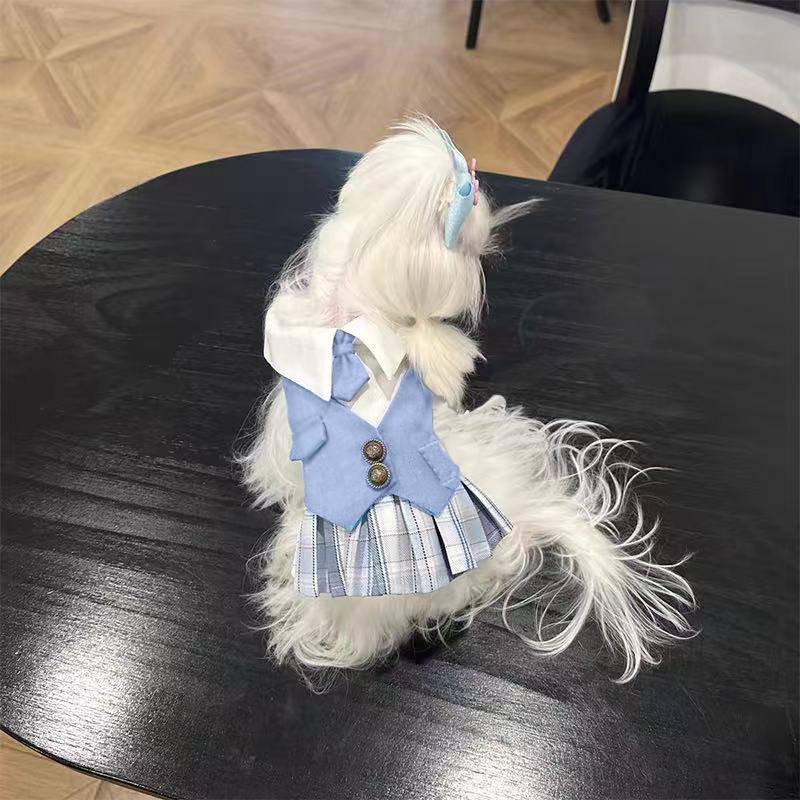 Spring and Autumn Puppy College installed JK uniforms Malzis York Schiki Bear pet dog clothes