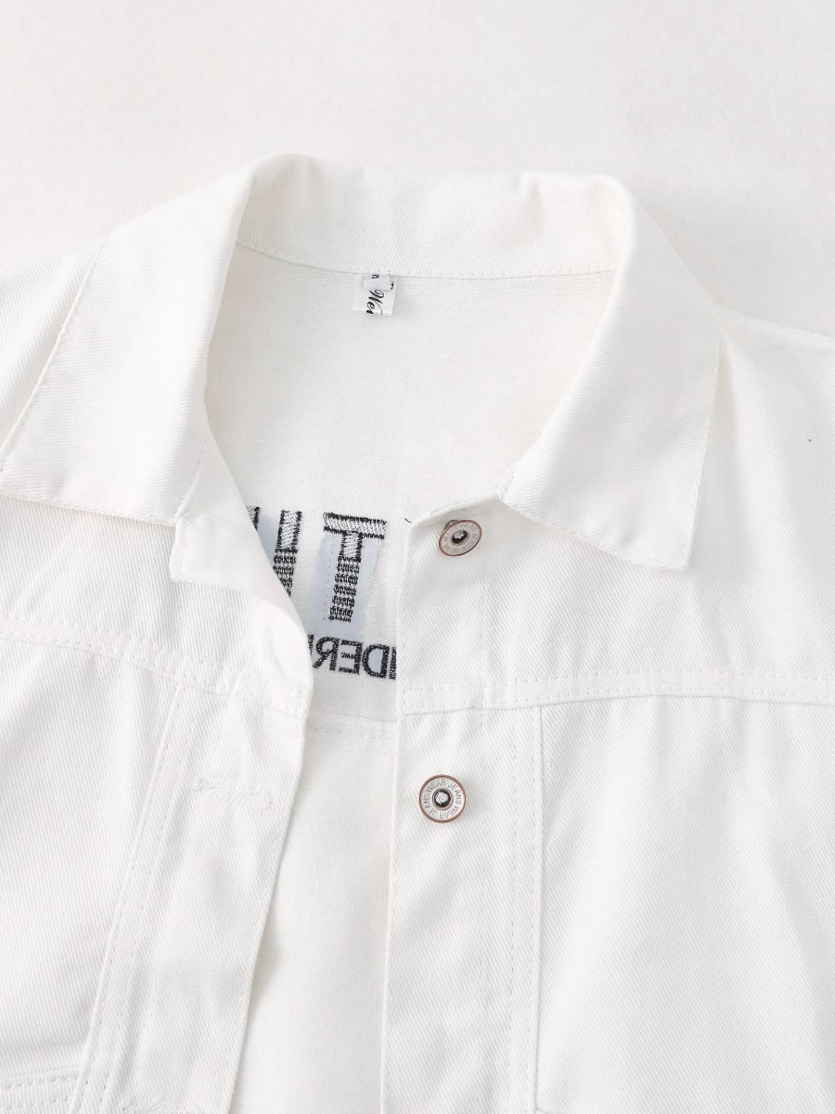 Hong Kong wind retro white denim vest men 2024 spring and autumn new loose and thin, wearing wild jackets