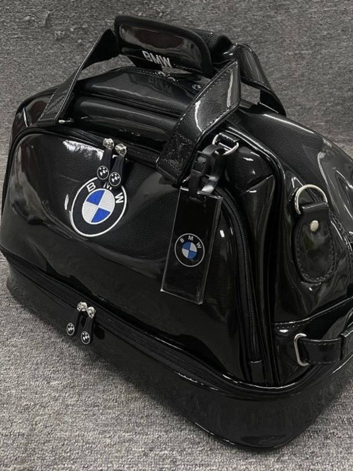 BMW's new golf clothes bag independent shoe warehouse crystal material wear -resistant men's and women's pass users' coat clothing bag