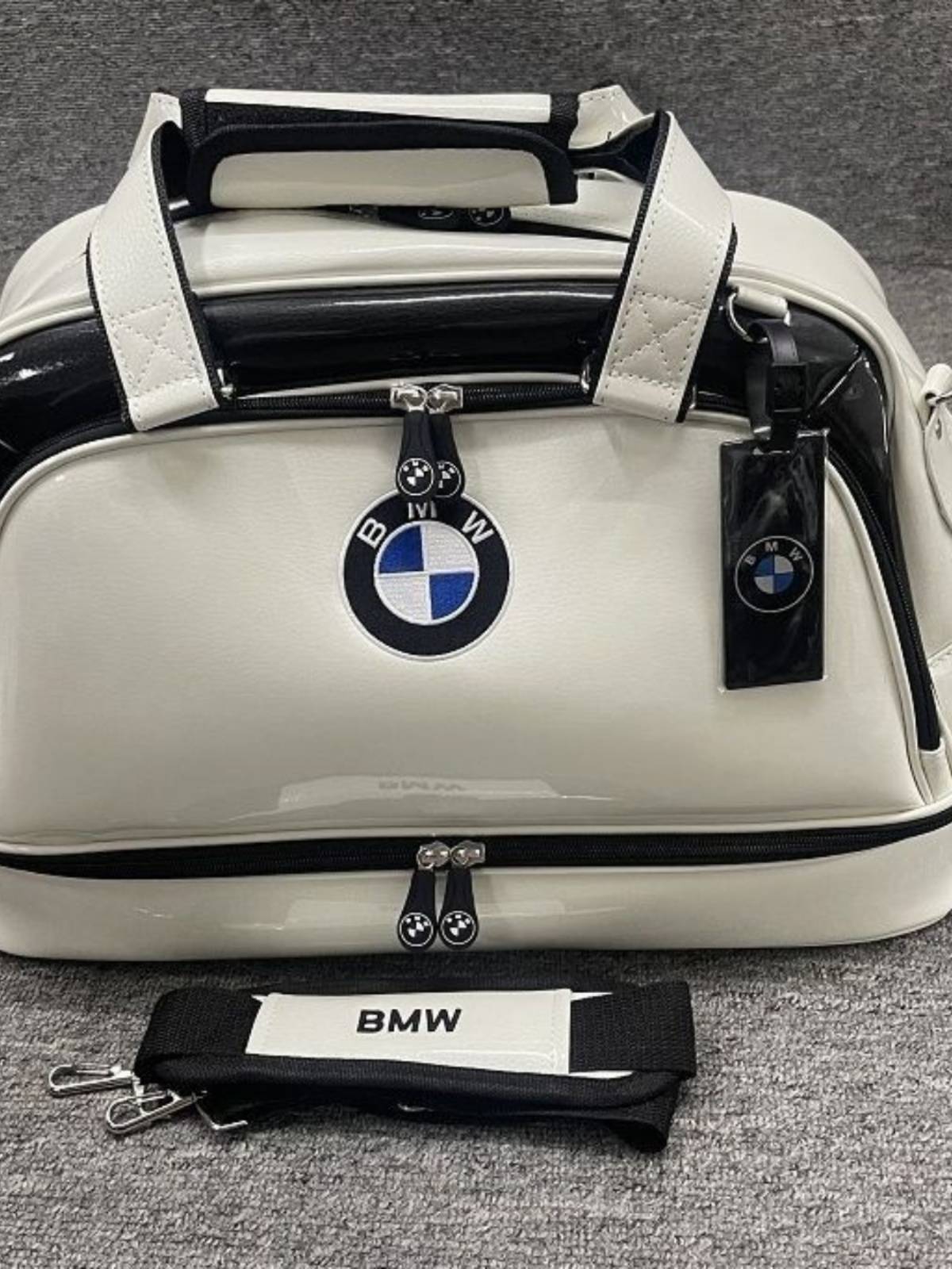 BMW's new golf clothes bag independent shoe warehouse crystal material wear -resistant men's and women's pass users' coat clothing bag