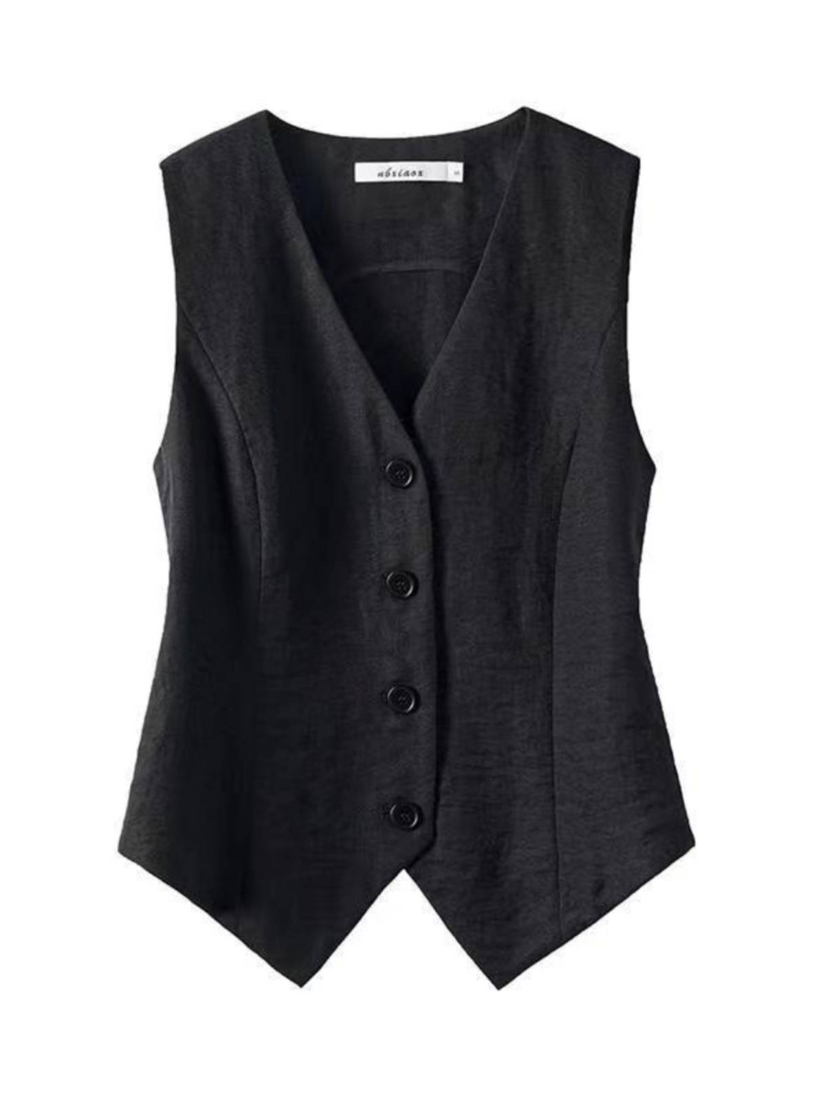 Waist cotton and Mama clip female Xia Lanbama clipped Maxi Old Qianfeng V -neck top, sleeve -free thin vest