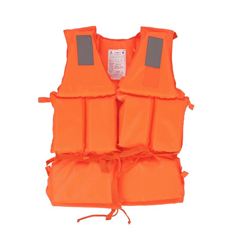 Bubble life jacket adult professional large buoyant ship light safely and safely protects Oxford children's survival vest vest