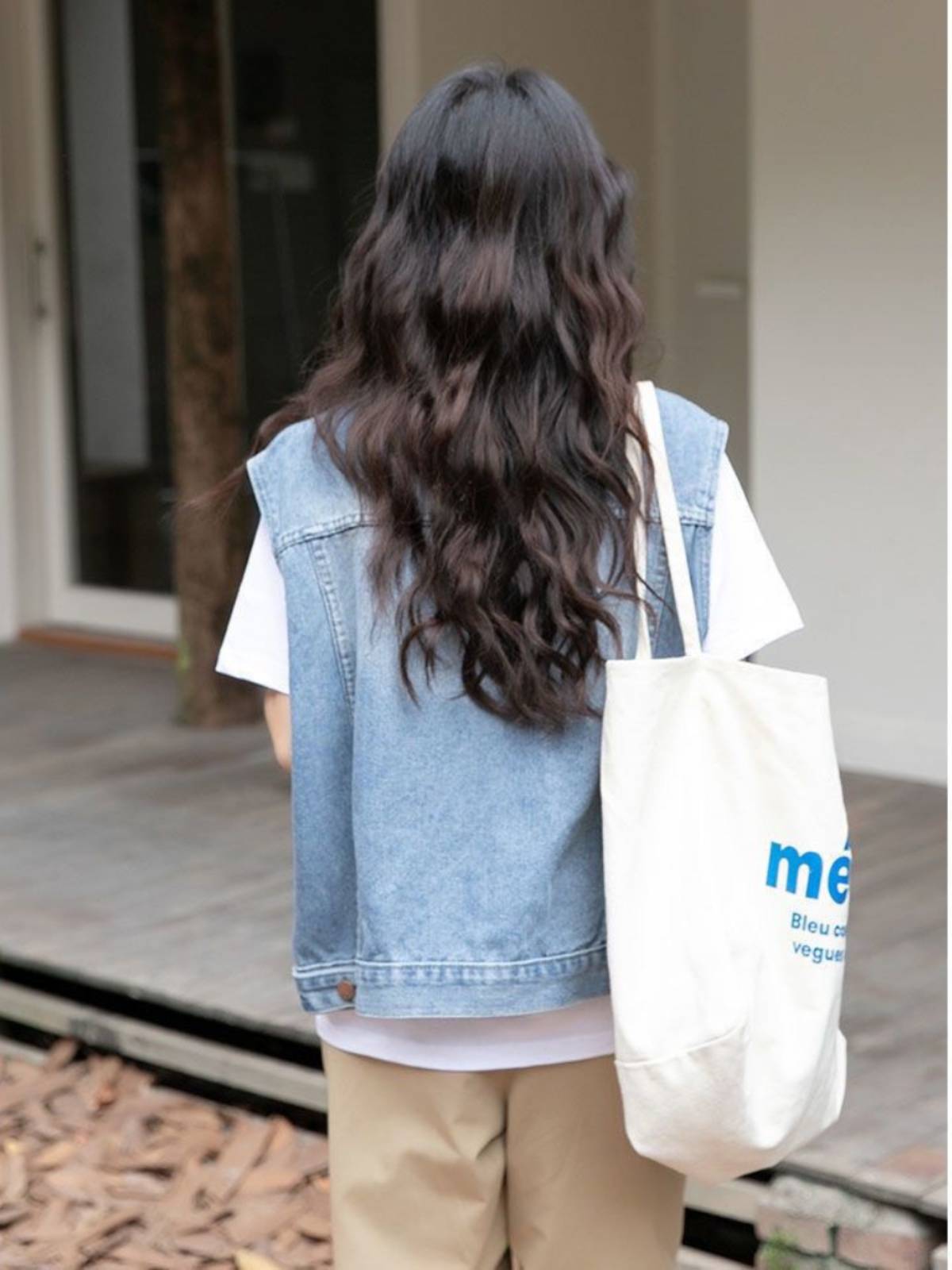 Denim vest female spring and summer new retro loose versatile small incense wind net infrared with sleeveless shoulder vest jacket