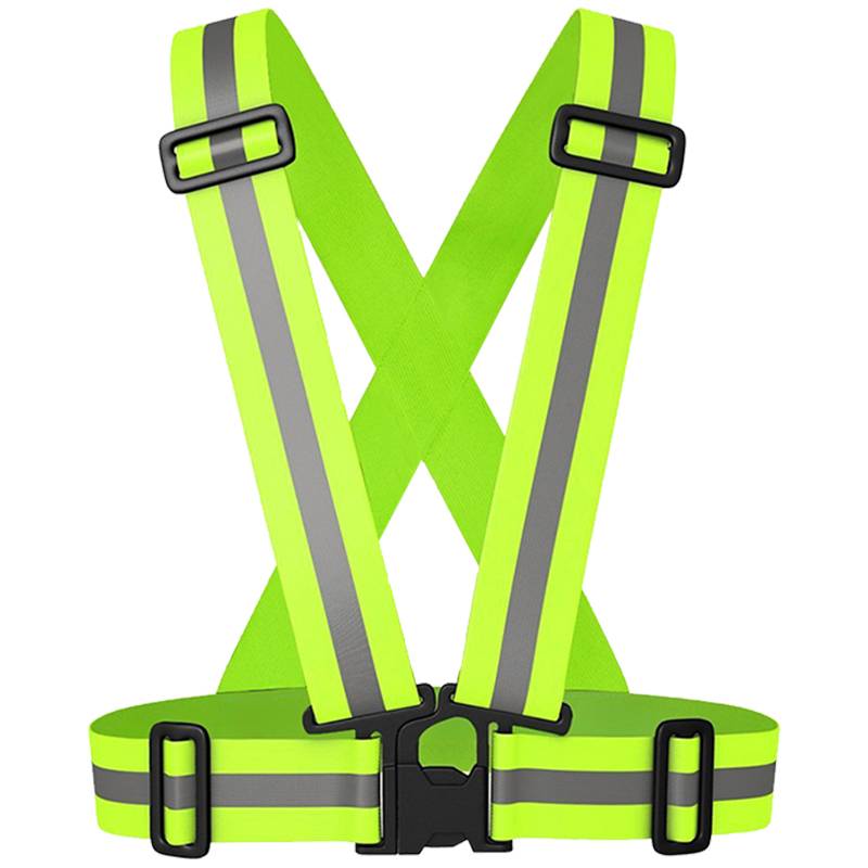 Mei Anming Elastic reflective strap reflective safe vest night reflector ride on behalf of the construction vest