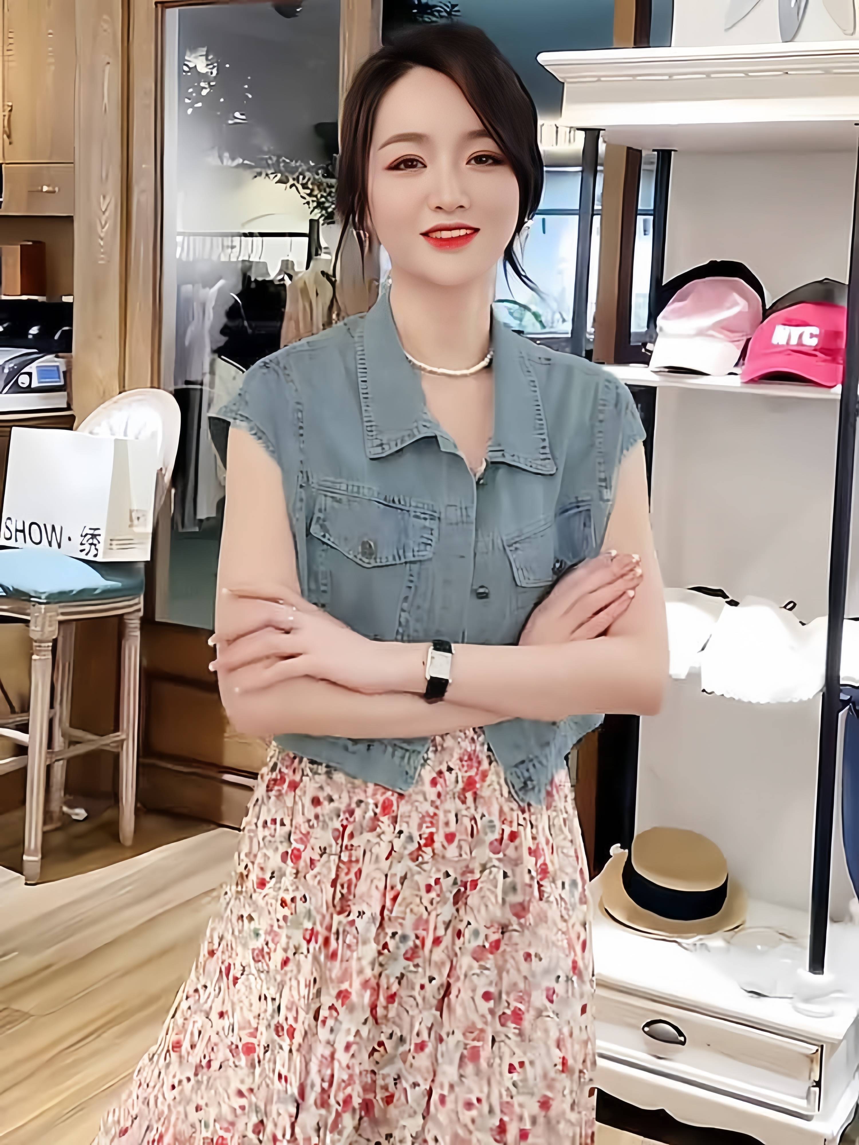 Denim horse clip female 2024 summer new loose, thin, full -match fashion design sensation sleeveless shoulder vest top