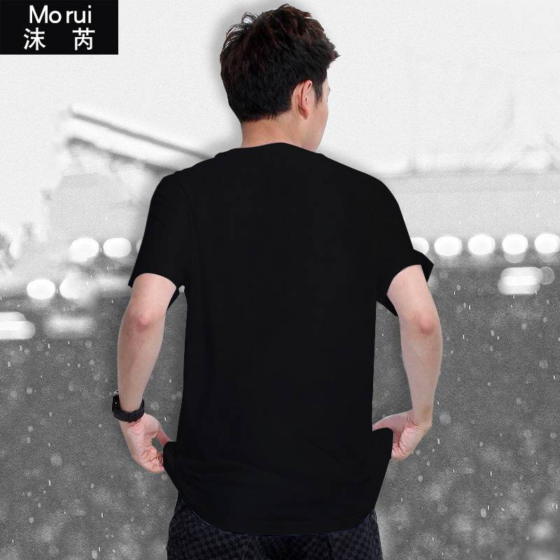 Customized Mustang Sherbie Muscle Modified Vehicle Fans Surrounding Short -sleeved T -shirts Men's Cotton Half -sleeve Clothing