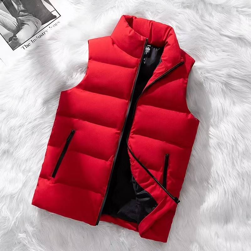 Special offer Clear Warehouse Sports Cotton Vests Men's Autumn and Winter Large Deep Thicked Warm Coat Men's Shoulder Vests Club Cotton Coat