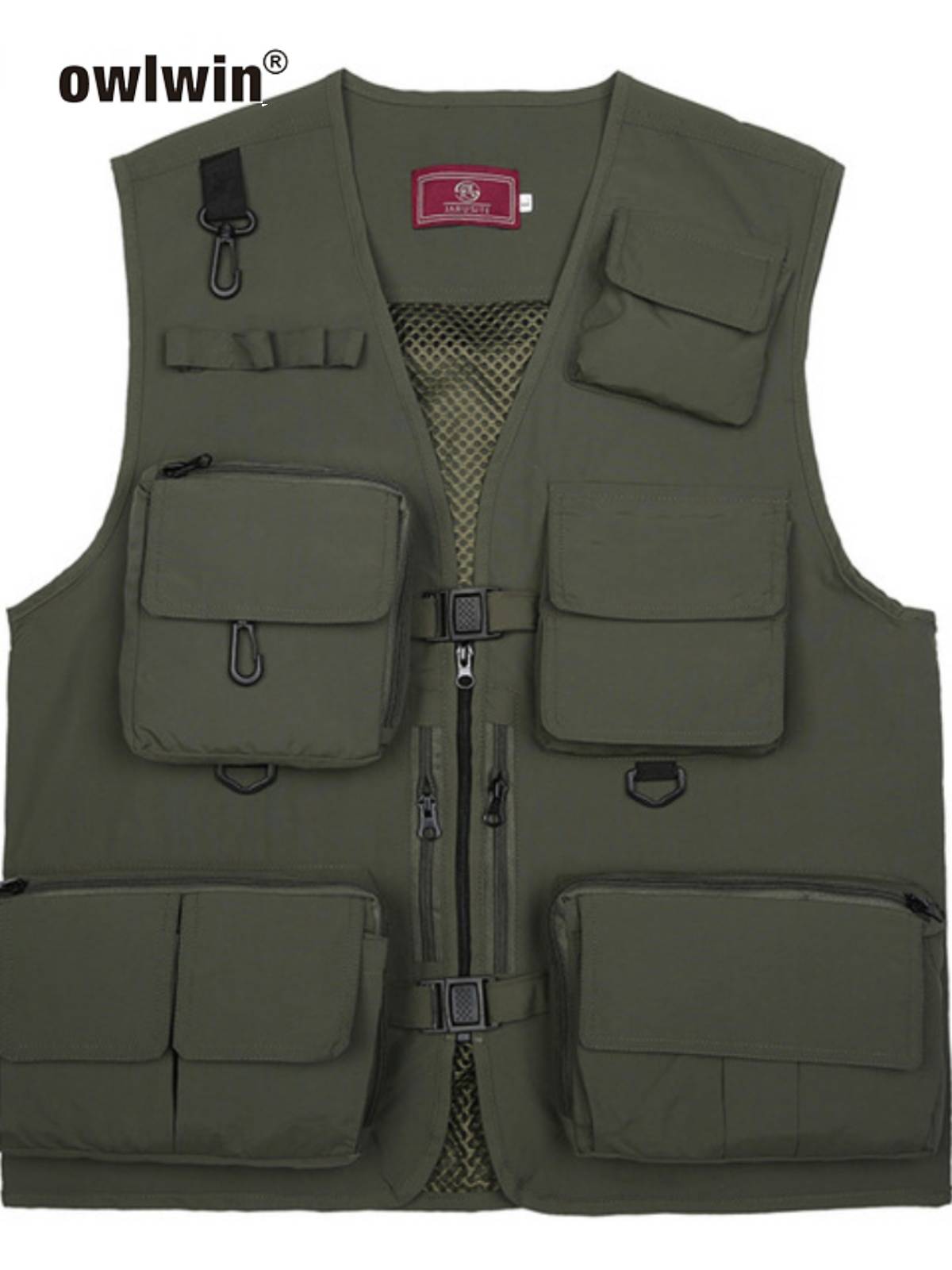 Outdoor vest, shoulder vest men and women, the same tide multifunctional multi -functional multi -pocket workers mountaineering hiking group built travel