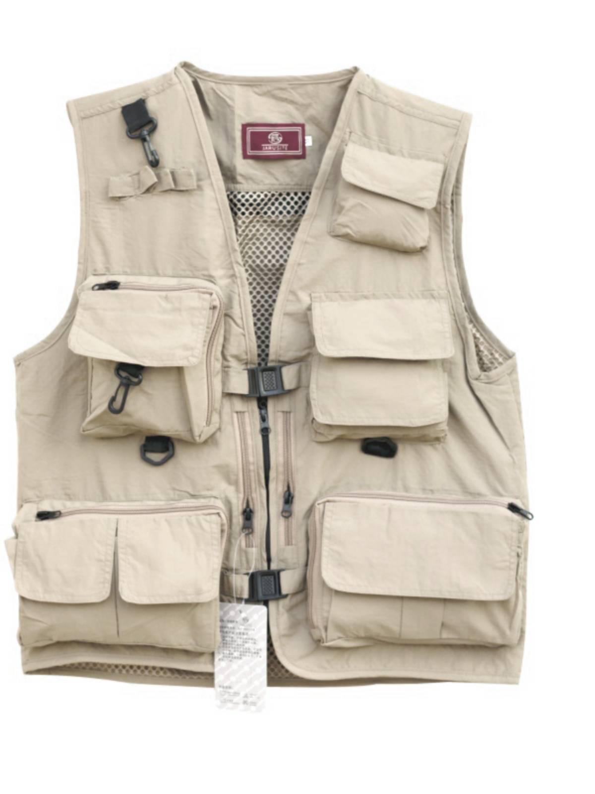 Outdoor vest, shoulder vest men and women, the same tide multifunctional multi -functional multi -pocket workers mountaineering hiking group built travel