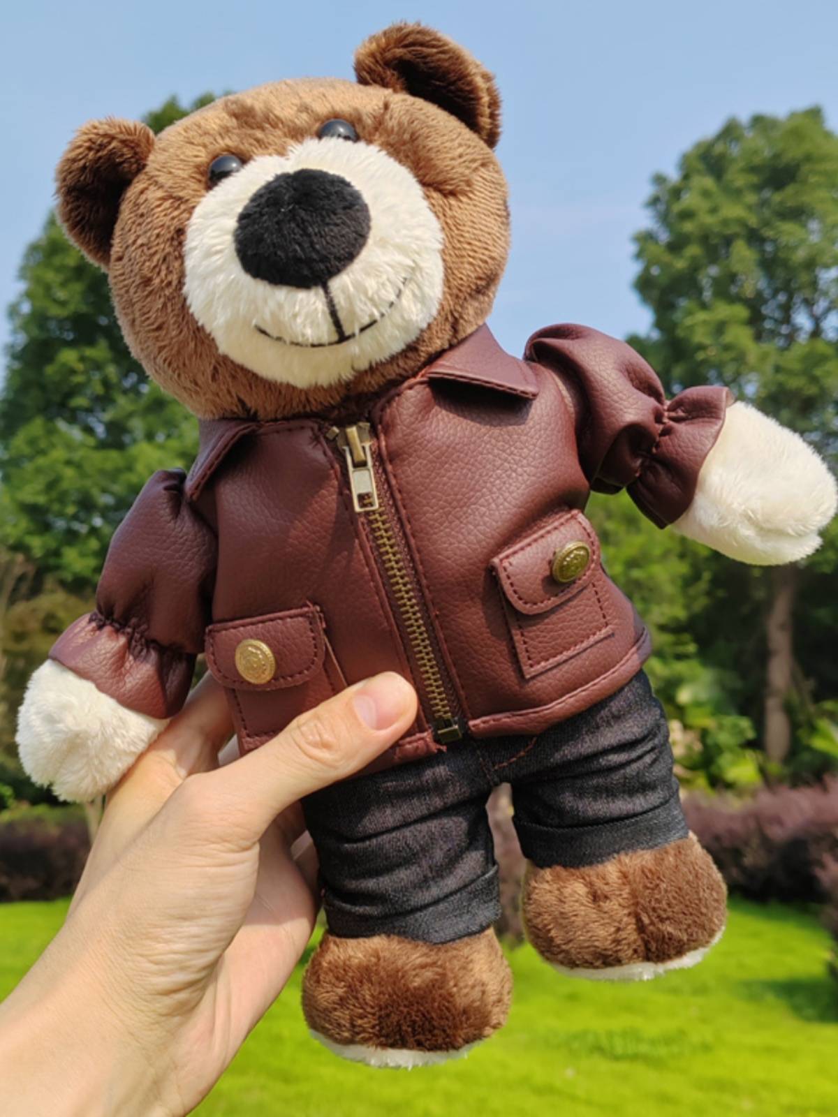 BMW doll doll doll 4S shop gift product pendant plush toy motorcycles and locomotive decorative rear seat rally bear
