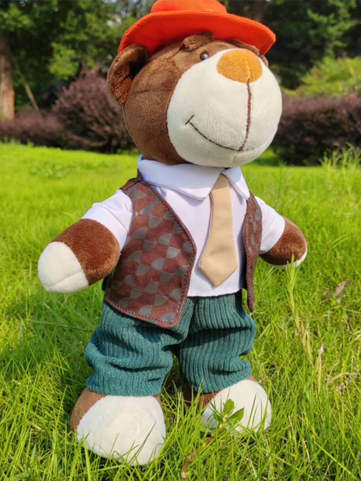 BMW doll doll doll 4S shop gift product pendant plush toy motorcycles and locomotive decorative rear seat rally bear