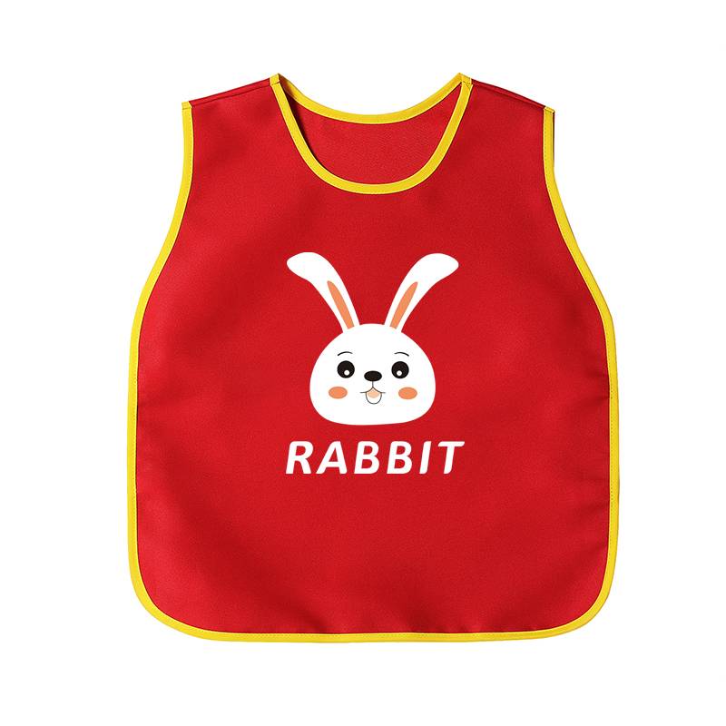 Kindergarten hood custom logo children's apron drawing clothes, shoulder, shoulder, bibwin, waterproof vest summer sleeveless
