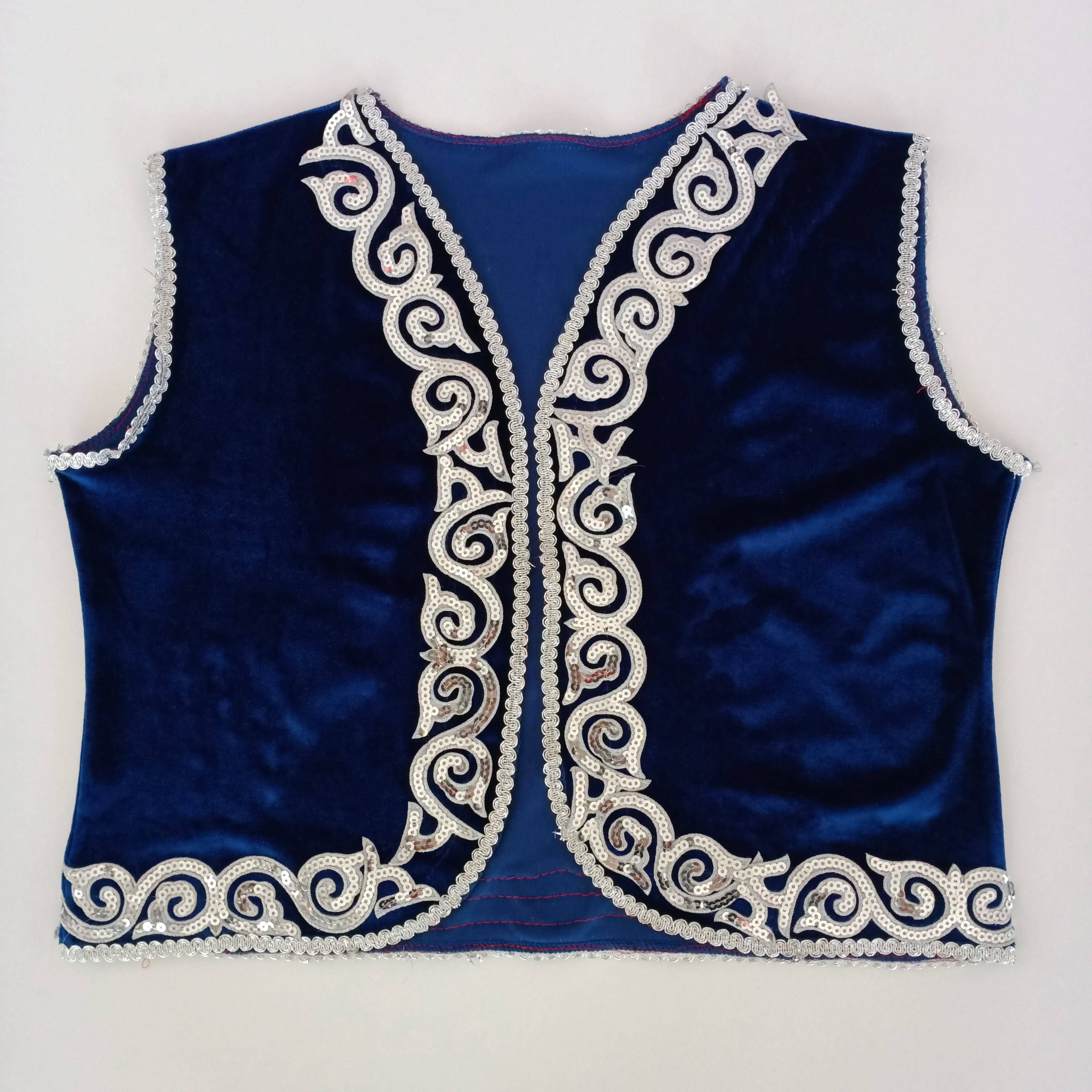 Dance performance clothing Xinjiang national clothing Victoria stage clothing men and women's vest Xinjiang restaurant vest
