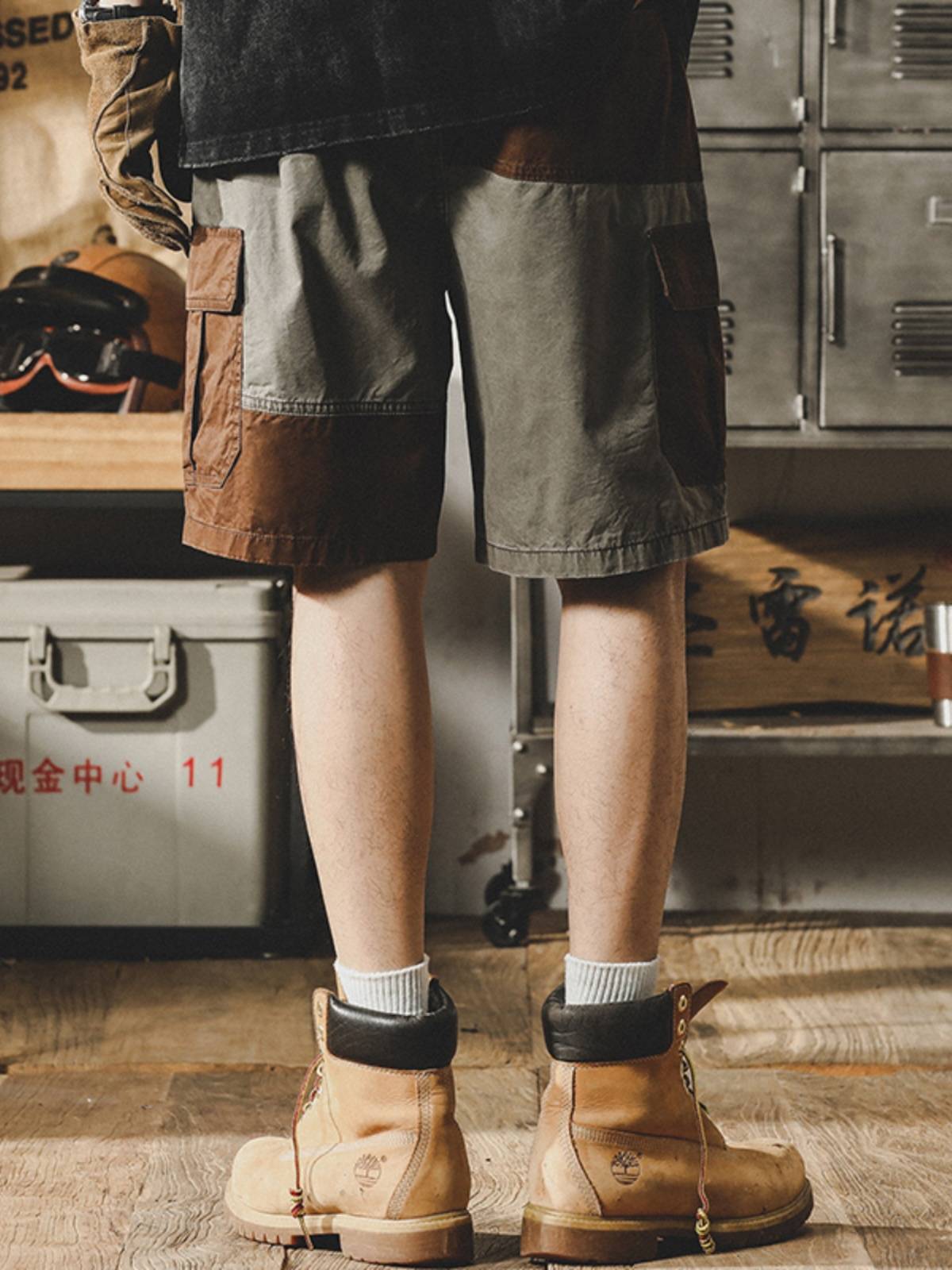 madden's day of work is a retro-coloured worker's shorts
