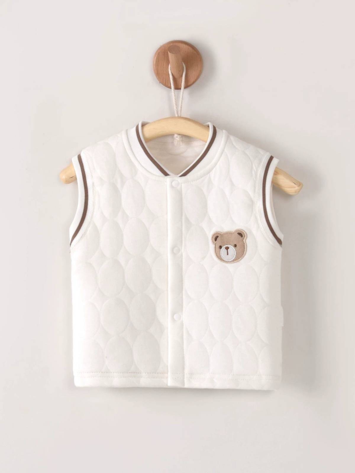Baby vest spring and autumn jacket pure cotton boneless men and women, warm vest cotton, cotton cotton, class clothes, children's shoulders