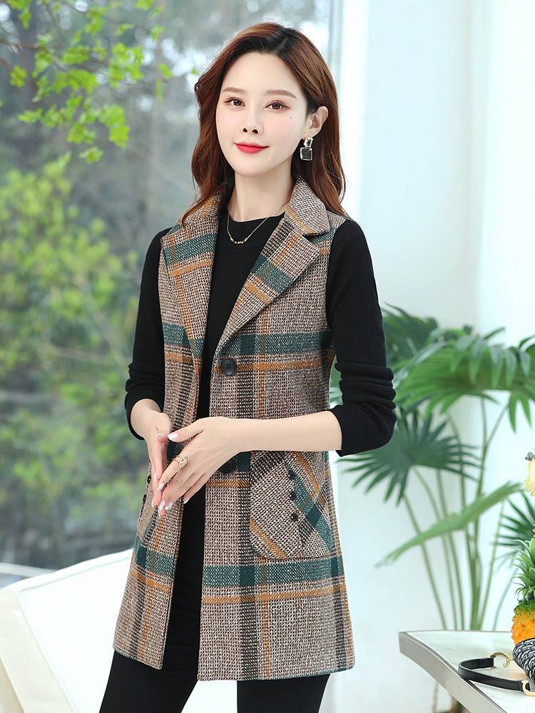 Spring and Autumn Package Middle -Elderly Women's Women's Women's size Loose Loose Mother's Western Wither Witched Terrace