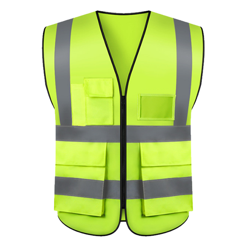 Counter -light vest safety vest, eye fluorescence vest railway yellow vest protective clothing riding reflective clothes