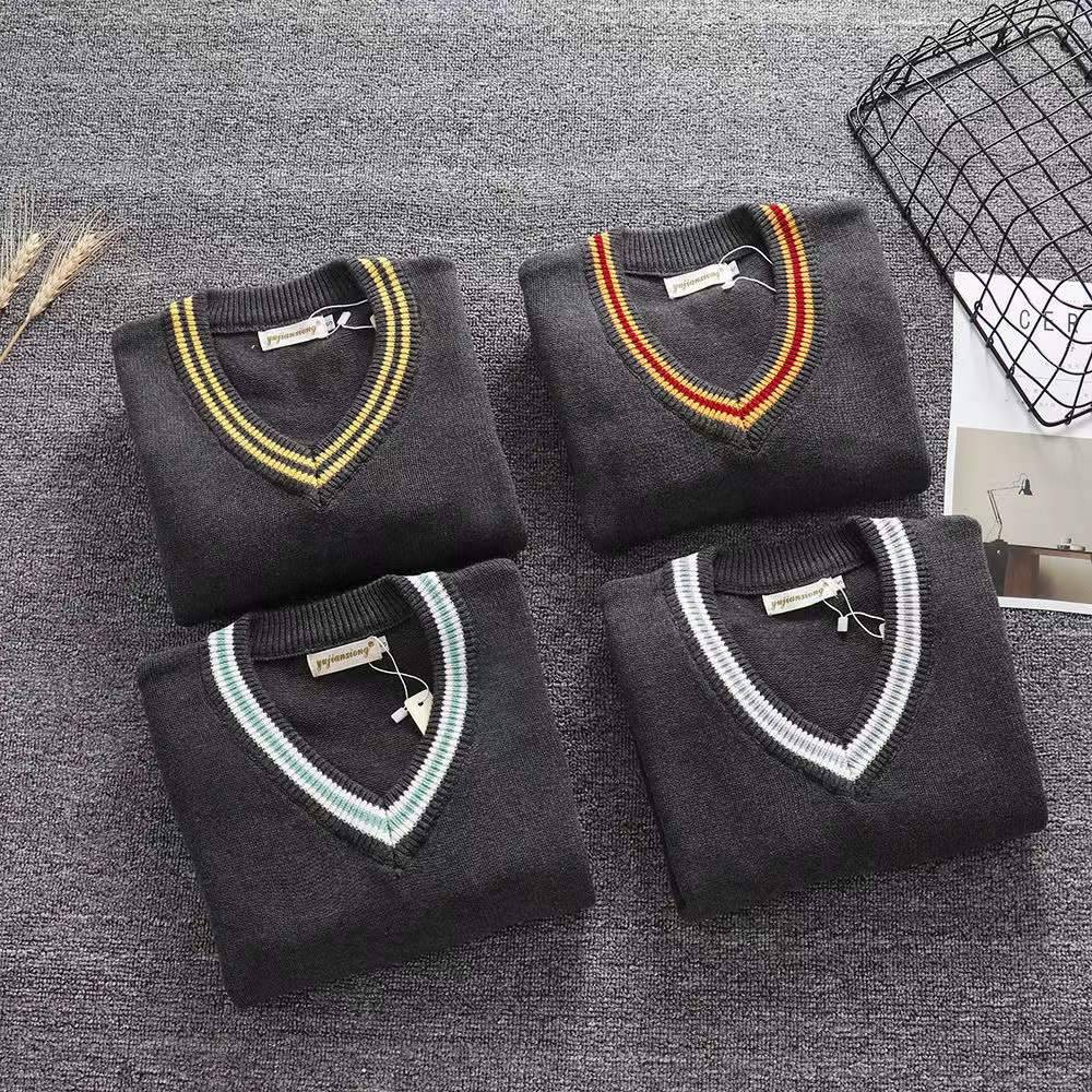 Harry Potter V -neck Sweater Same as Gryffindor Slytherin Cos College JK Children