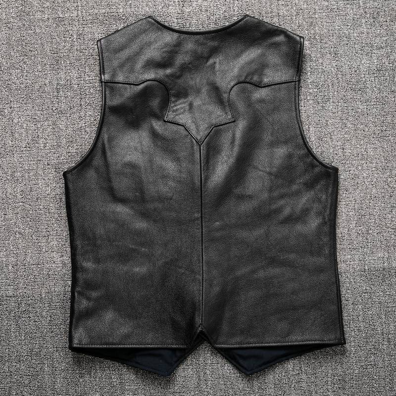 Pick up special offers to loses money to clear warehouse wild cowhide leather vest vest, shoulder, cowboy recupel spring autumn models