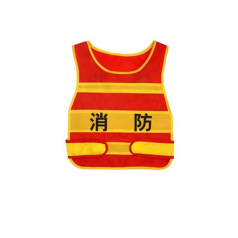 Children's firefighter clothing vest environmental protection clothes, fire hat, fire hat, experience simulation water gun performance backpack