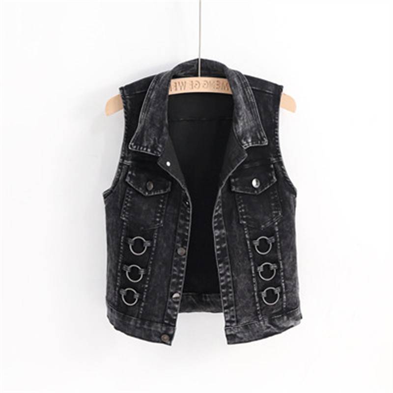 European Station Bargaining Display Slim Denim Vetener 2024 Spring / Summer New Korean Version Western Fried Street Workers Club