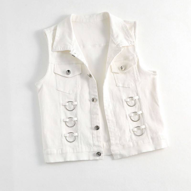 European Station Bargaining Display Slim Denim Vetener 2024 Spring / Summer New Korean Version Western Fried Street Workers Club