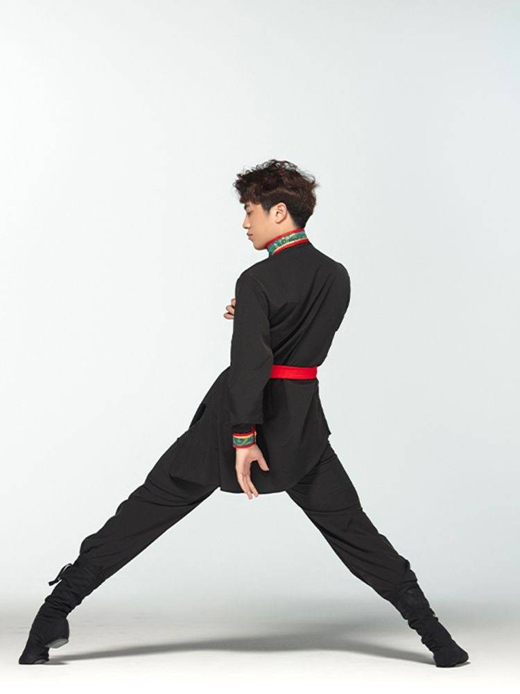 New Mongolian Dance Art Test Performing White Horse Men and Women's Mongolian Grassland Dance Practice Set Little Nations