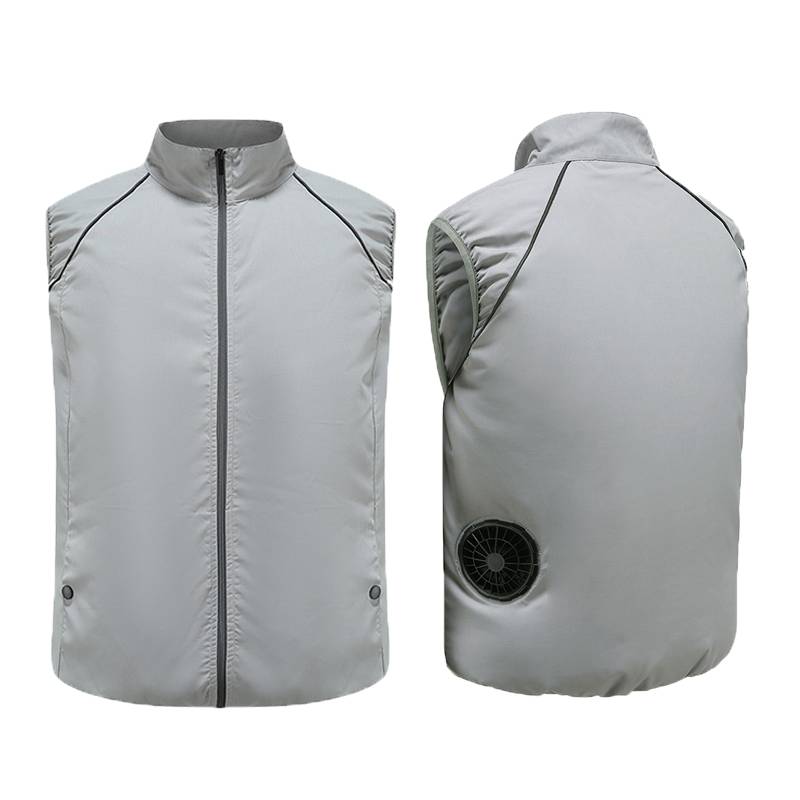 Summer cooling air -conditioned air -conditioned vest men's clothes with fan charging vest refrigeration sunscreen work service 33
