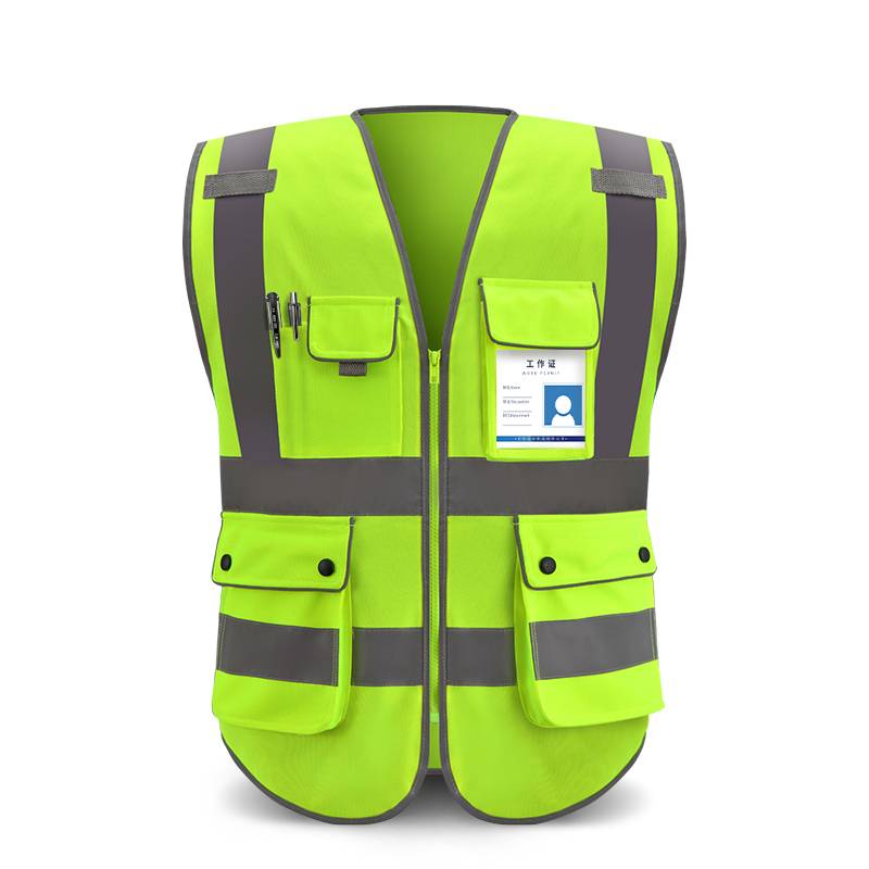 Yiyun reflective vest construction site safety protection vest traffic road regent multi -pocket sanitation vest workers' clothes