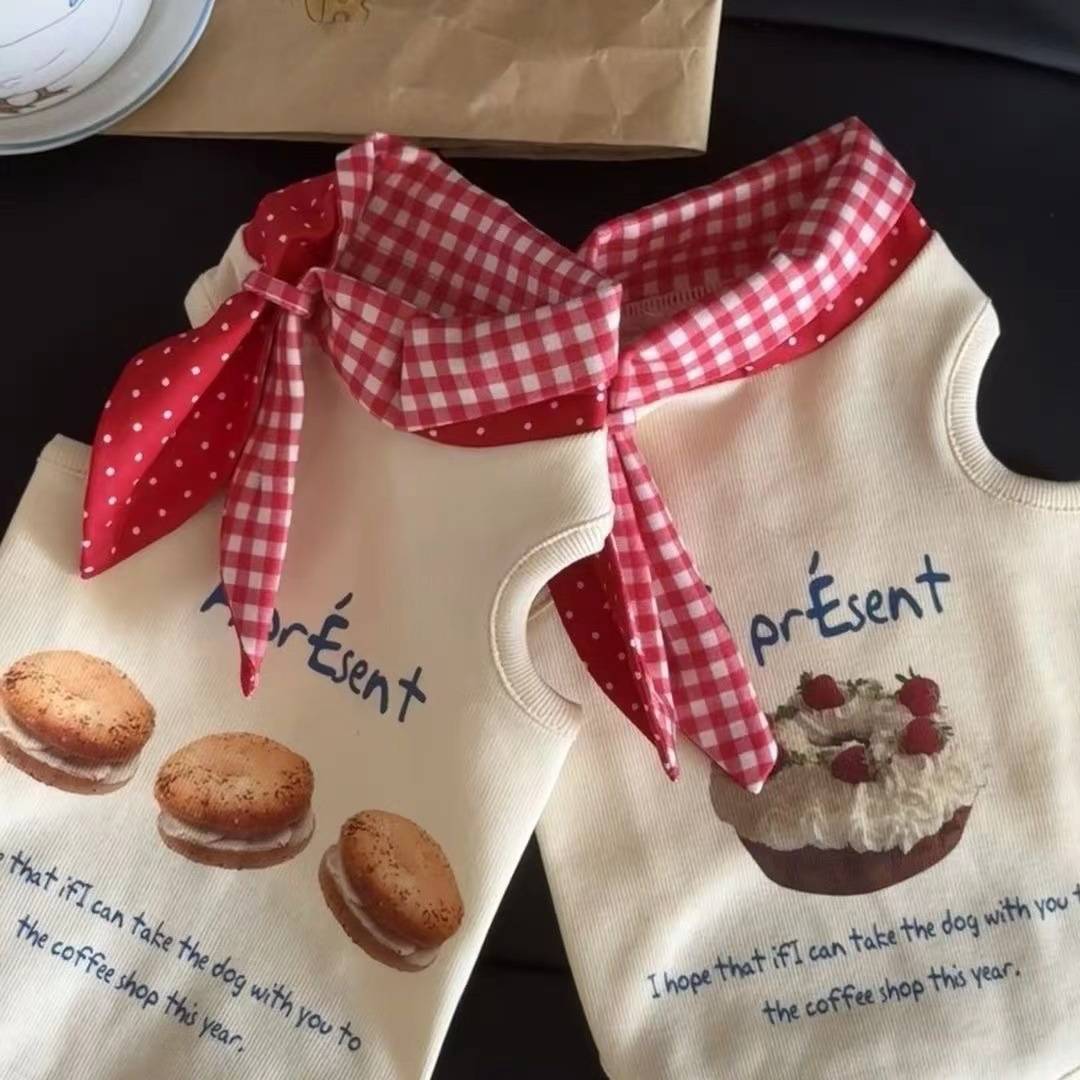 Summer thin dog clothing York summer pet Malzis vest small dog is bleeding than bear teddy cat
